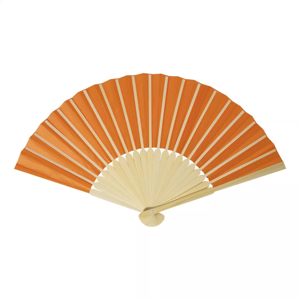 Repper orange  RPET hand fan 