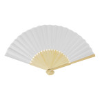 Repper white  RPET hand fan 