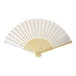 Repper white  RPET hand fan 