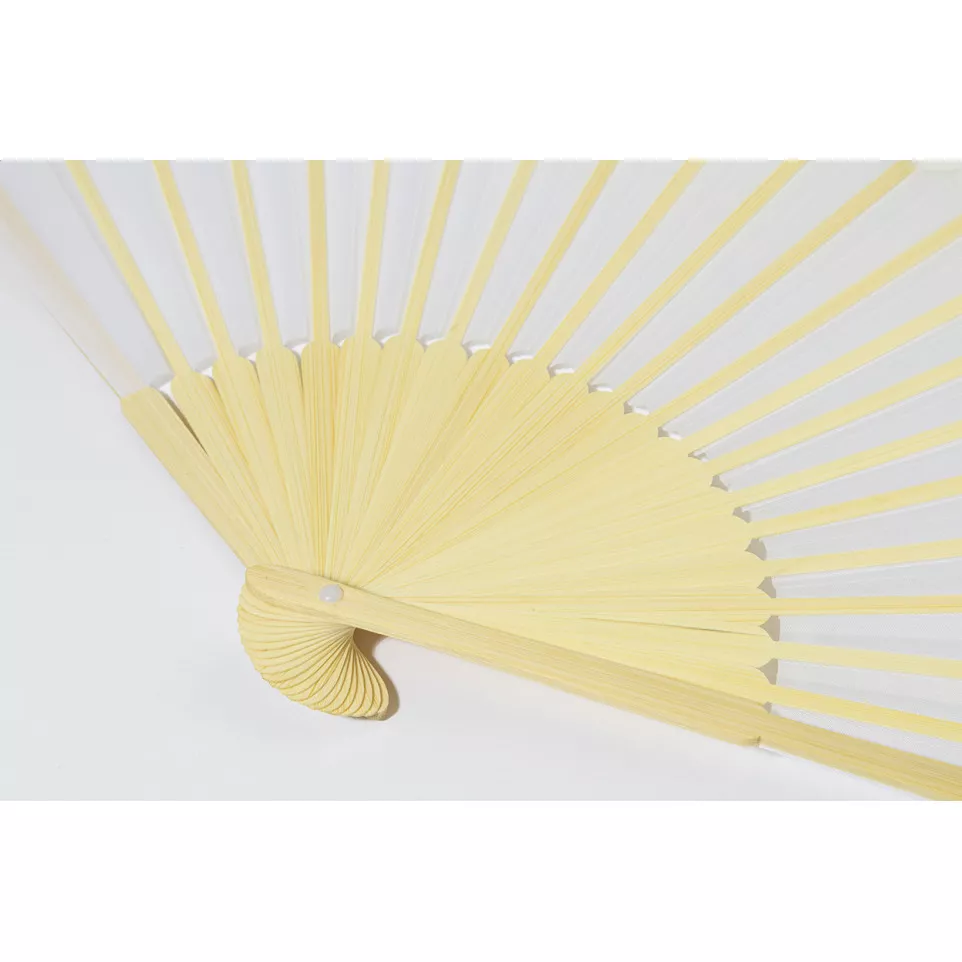 Repper white  RPET hand fan 