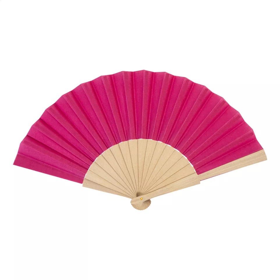Solana pink  RPET hand fan 
