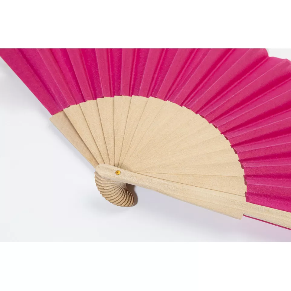 Solana pink  RPET hand fan 