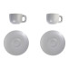 Caturra grey  espresso cup set 