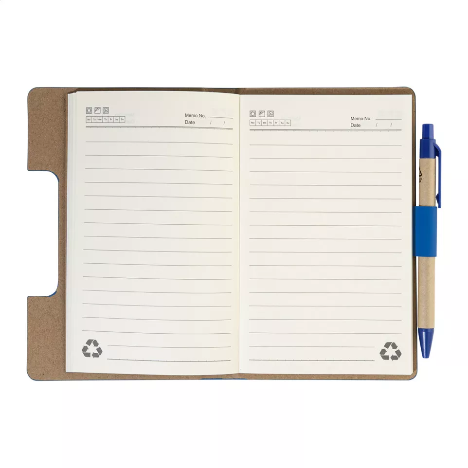 Metpuk blauw  RPU-notebook 