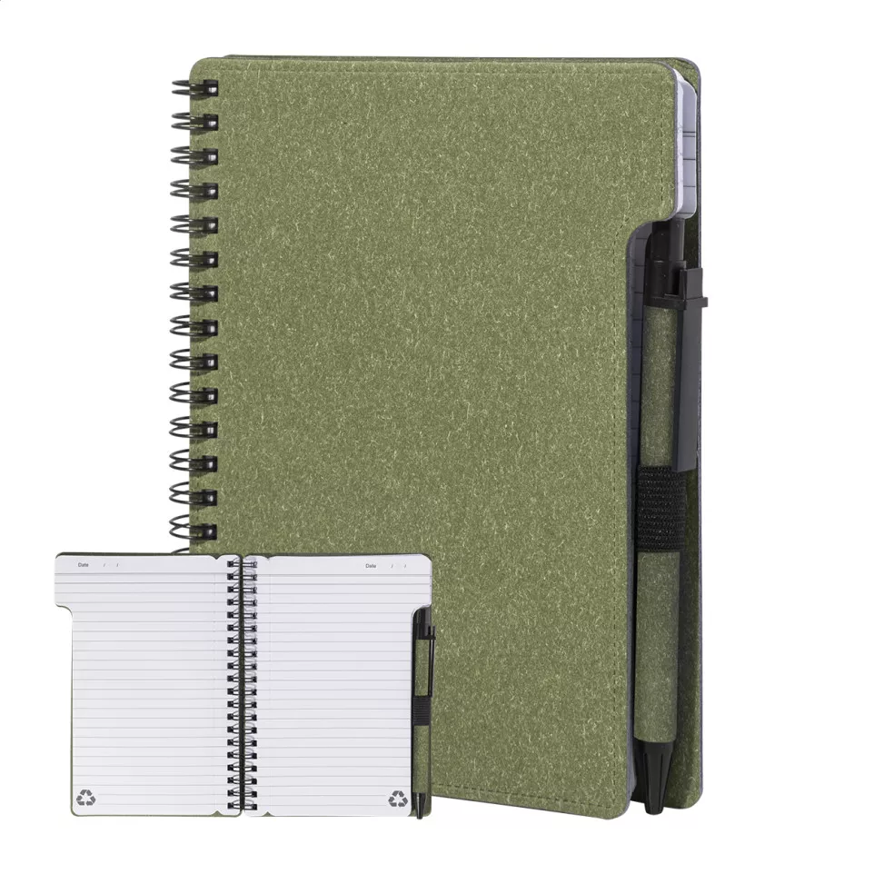 Balsamea green  notebook 