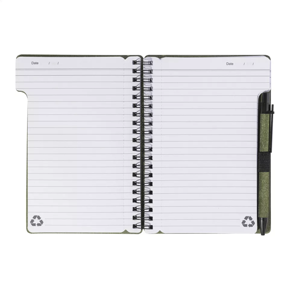 Balsamea green  notebook 