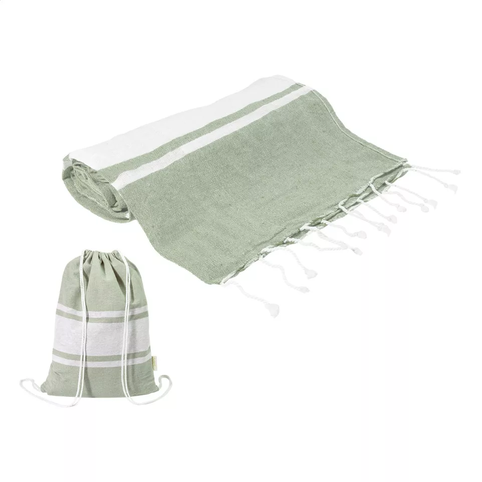 Tortuga green  recycled cotton beach...