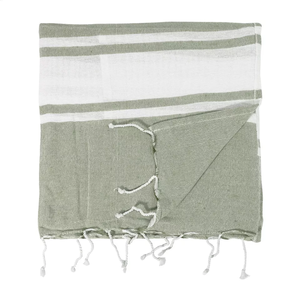 Tortuga green  recycled cotton beach...