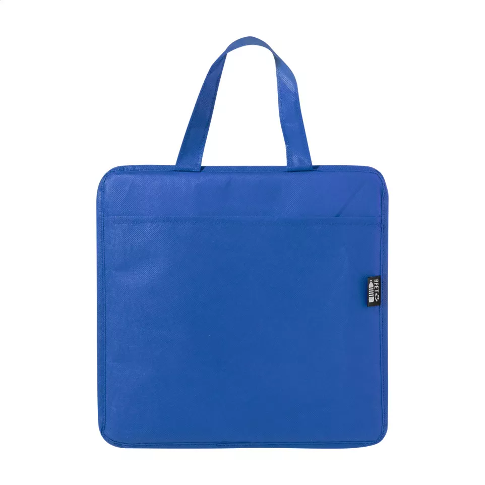 League bleu  Coussin de stade en RPET 