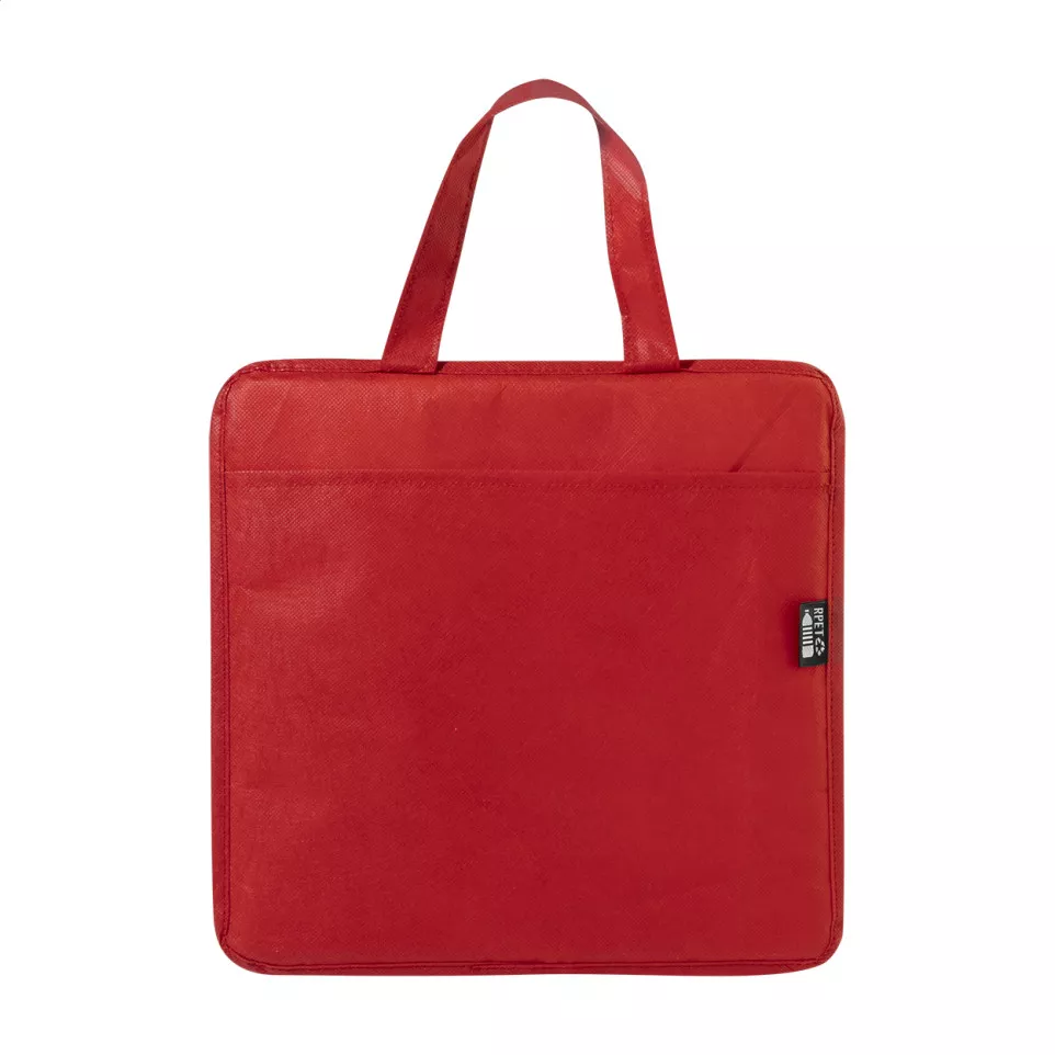 League red  RPET stadium cushion 