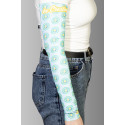 CreaLimb white  custom RPET arm sleeves M