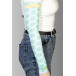 CreaLimb white  custom RPET arm sleeves M