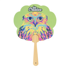 Digibreeze Boo white  custom hand fan 