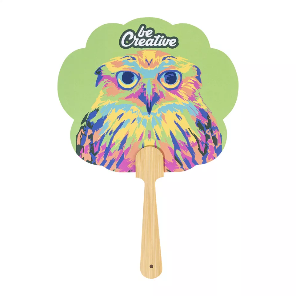 Digibreeze Boo white  custom hand fan 