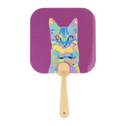 Digibreeze Boo white  custom hand fan 