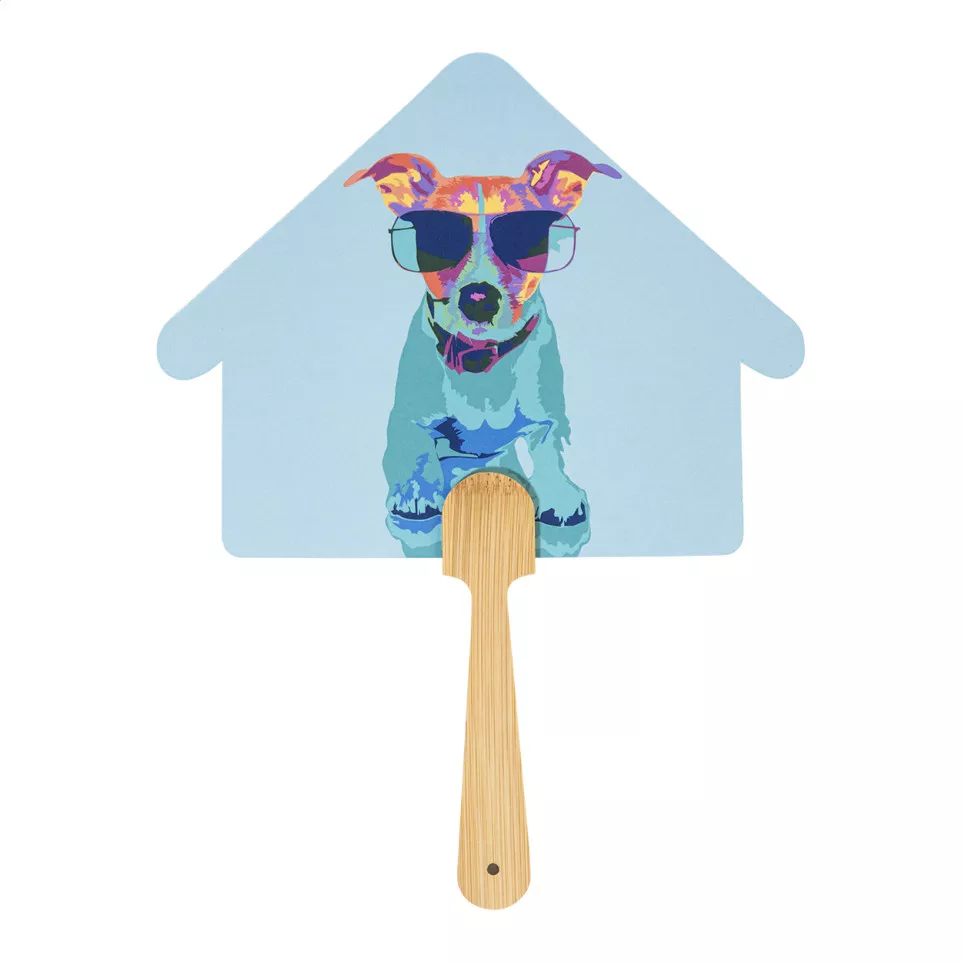 Digibreeze Boo white  custom hand fan 