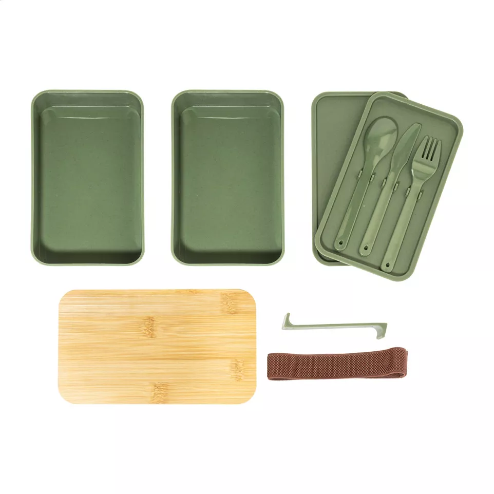 Satay green  lunch box 