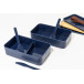 Satay dark blue  lunch box 