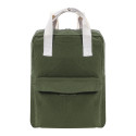 Rekan Back green  recycled canvas backpack 