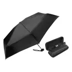 Fractus black  mini RPET umbrella 
