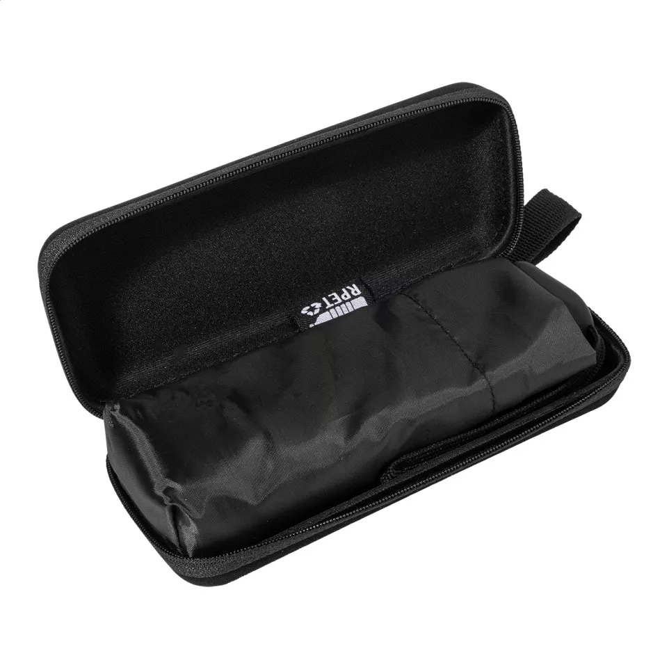 Fractus noir  Mini parapluie en RPET 