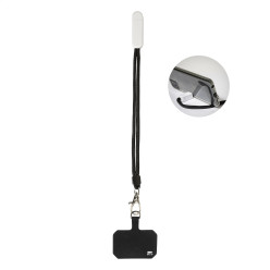 CuffStand blanc  Bracelet support pour téléphone portable en RPET 