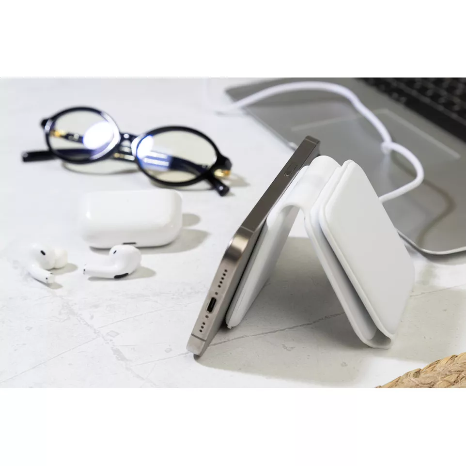 FolCharge blanc  Chargeur sans fil 3...