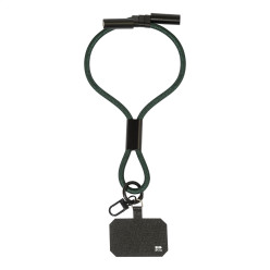 CuffCharge dark green  60W RPET mobile wristband cable 