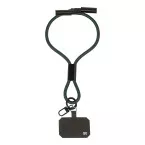 CuffCharge dark green  60W RPET mobile wristband cable 