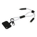 CuffCharge wit  60W RPET mobiele polsband kabel 