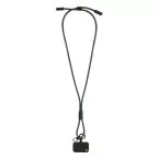 HolCharge dark green  60W RPET mobile lanyard cable 