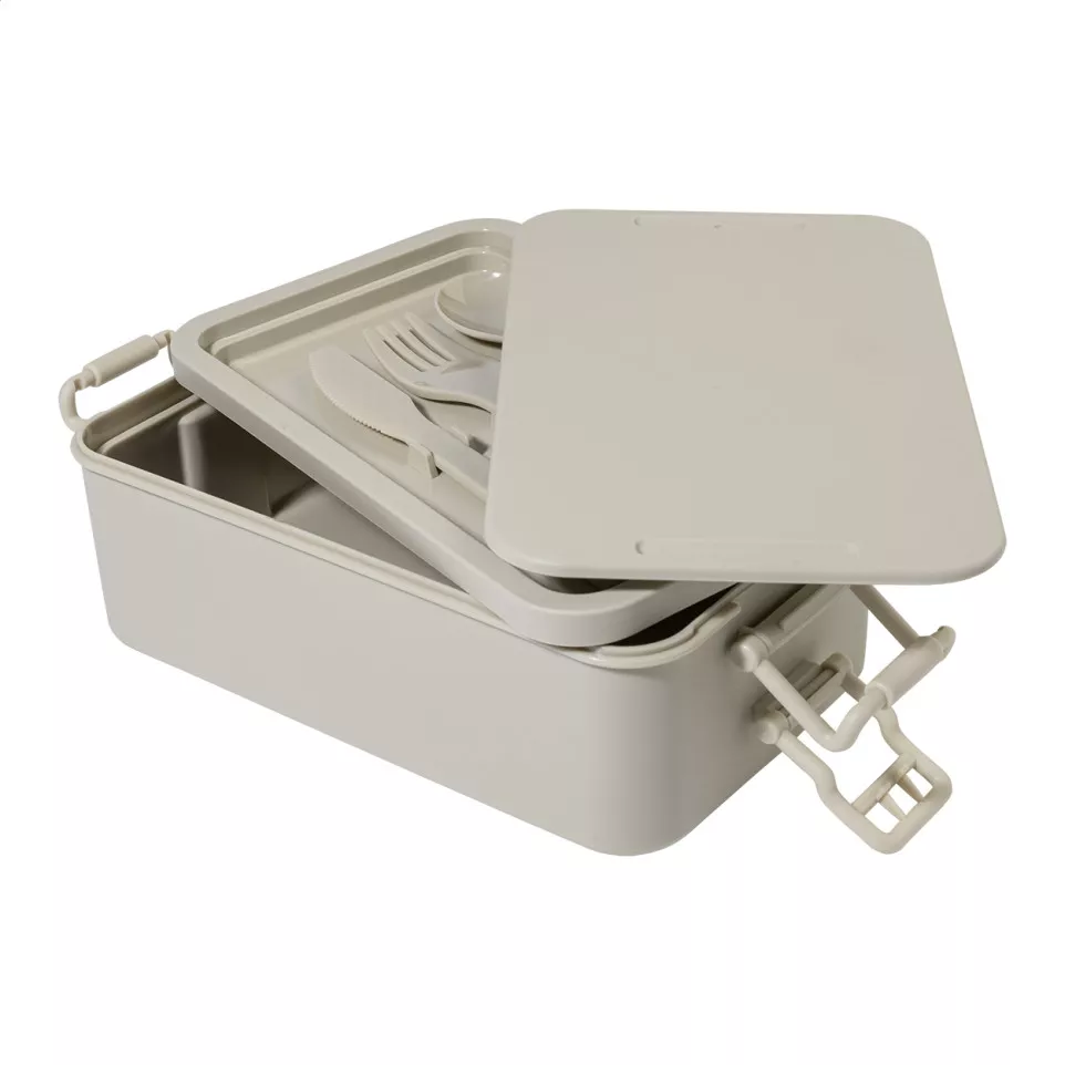 Duplox natural  stackable lunch box 