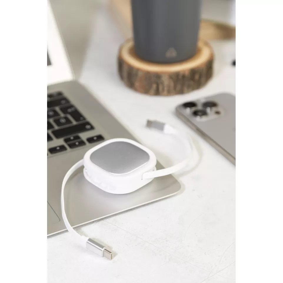 Cabsle Plus wit  60W USB-C laderkabel 