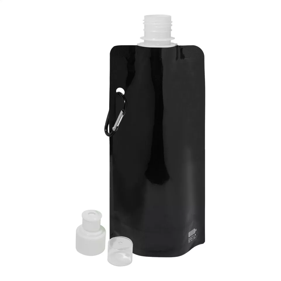 Carabol noir  Bouteille pliable en RPET 