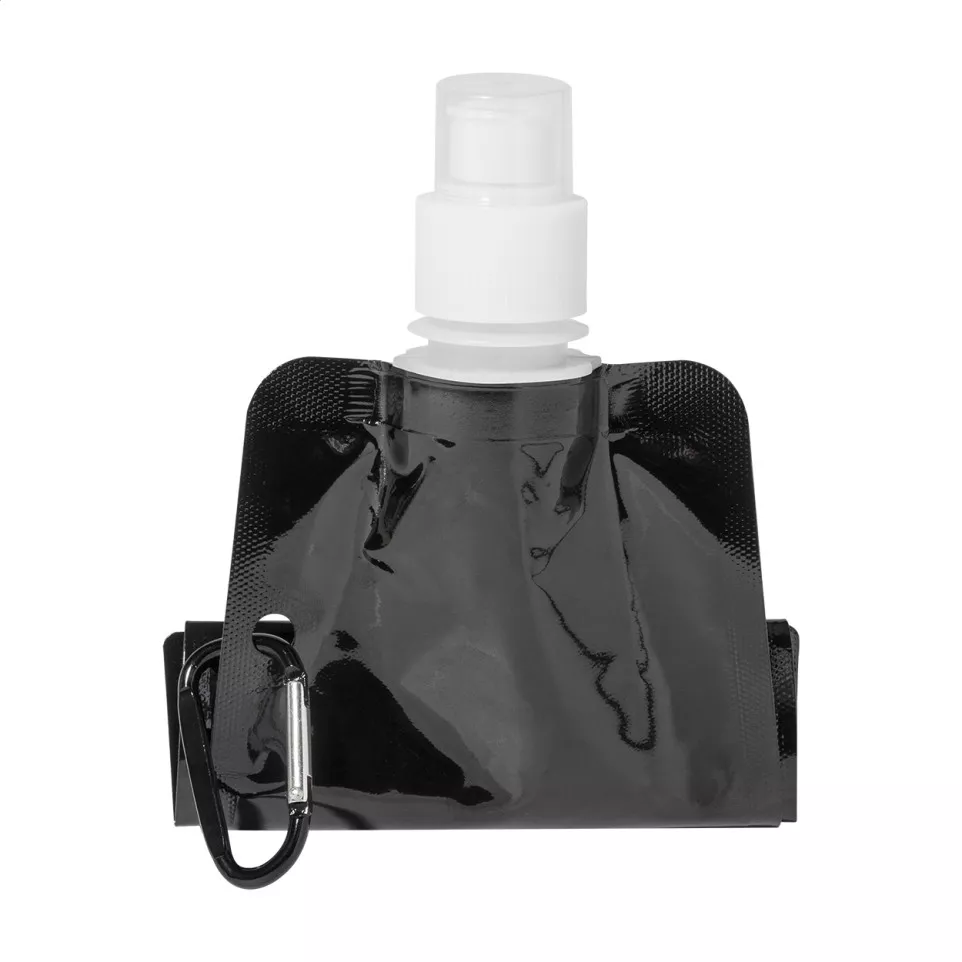 Carabol noir  Bouteille pliable en RPET 