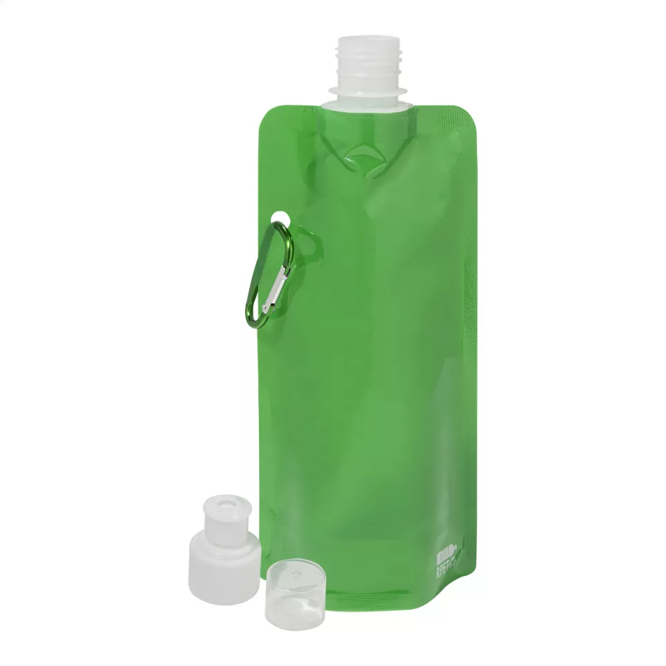 Carabol green  foldable RPET bottle 