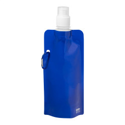 Carabol bleu  Bouteille pliable en RPET 