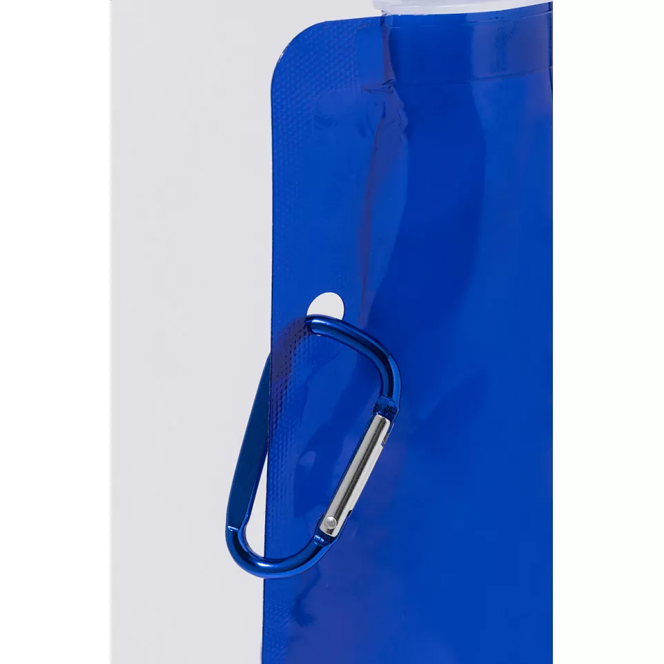 Carabol bleu  Bouteille pliable en RPET 