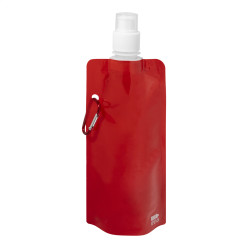 Carabol rouge  Bouteille pliable en RPET 
