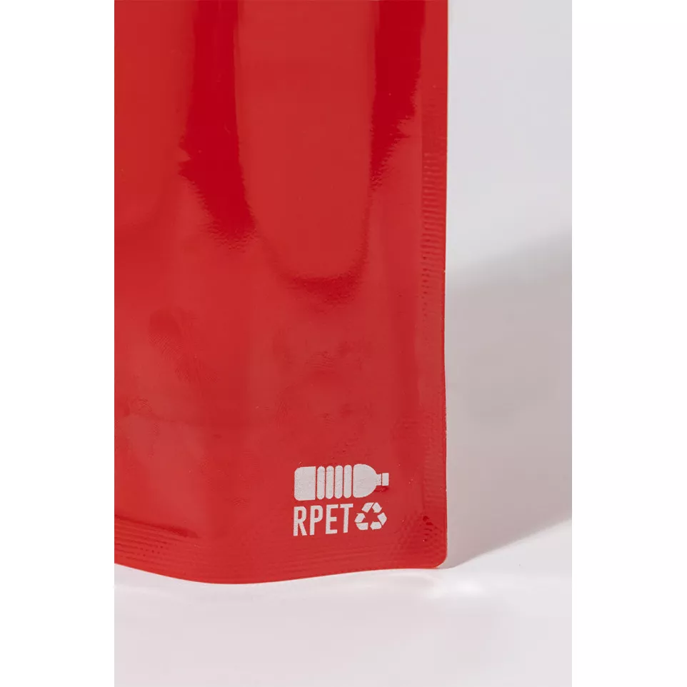 Carabol rood  opvouwbare RPET fles 