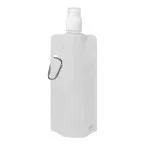 Carabol blanc  Bouteille pliable en RPET 
