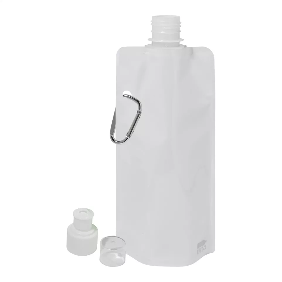 Carabol white  foldable RPET bottle 