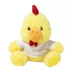 Recrow yellow  RPET plush rooster 