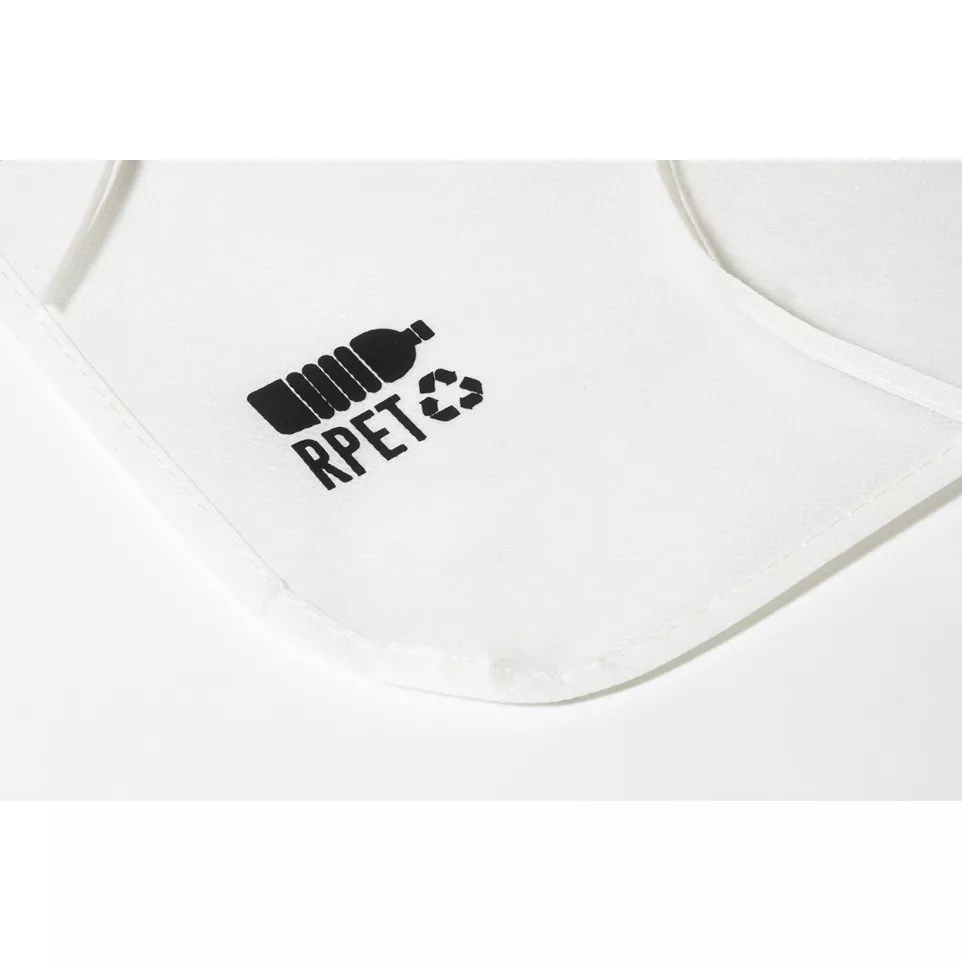 Ecolo white  RPET colouring apron 