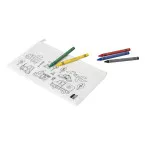 Gocolo white  RPET colouring pen case 