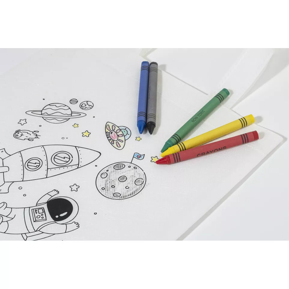 Spacolo wit  RPET kleur boodschappentas 