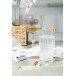 Cupperty white  glass identifier set 