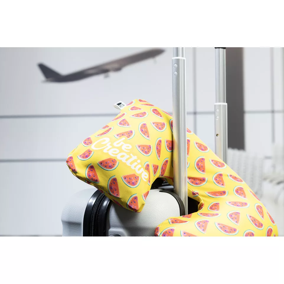 CreaNap white  custom travel pillow 