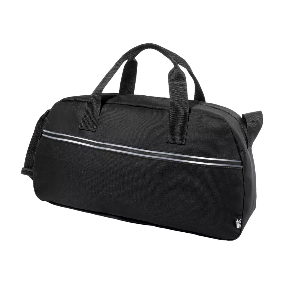Draper black  RPET sports bag 