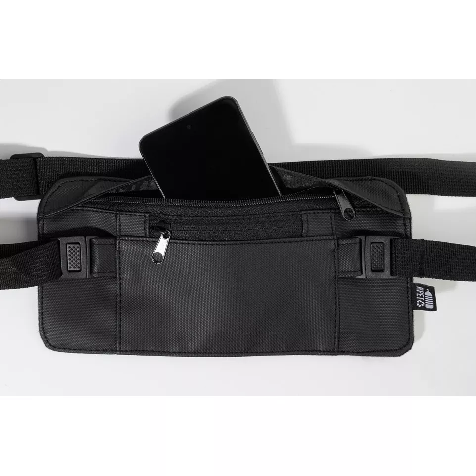 Hippu noir  Sac banane en RPET 